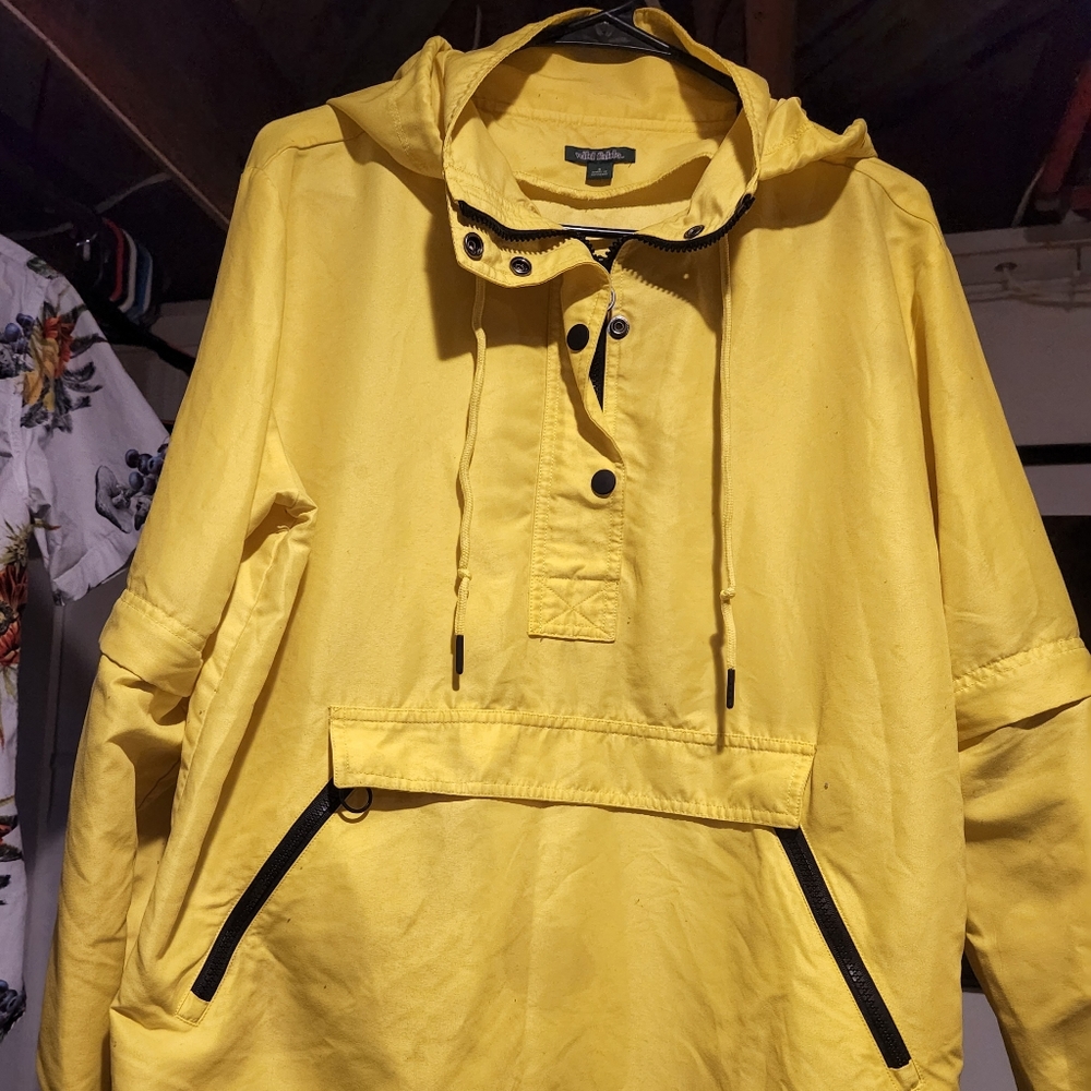 Wild Fable Wind Breaker type half zip jacket